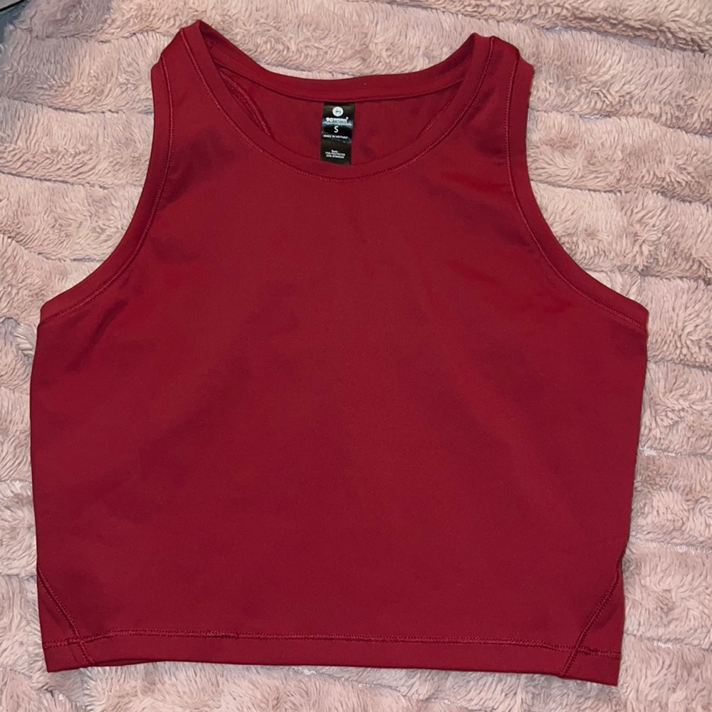 90 Degree by Reflex Athletic Crop Tank- Maroon. Size medium. Perfect condition.